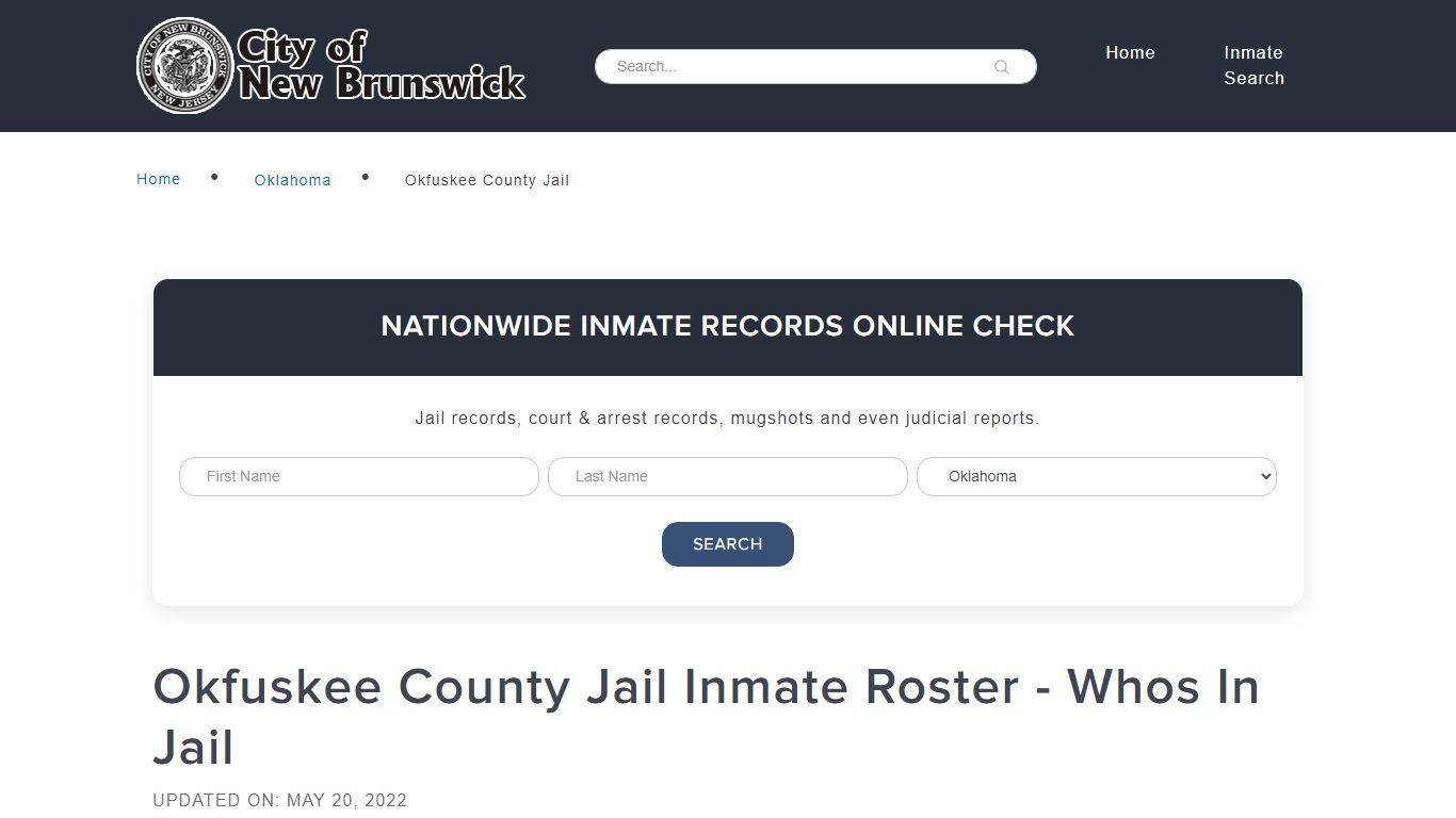 Okfuskee County Jail Inmate Roster - Whos In Jail